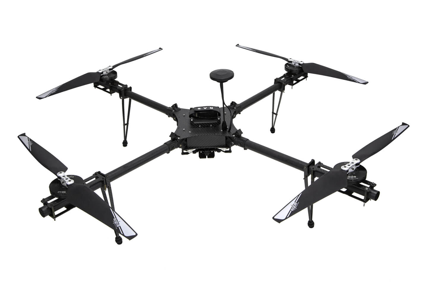 dron BBOX alas abiertas inclinado